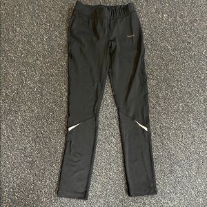 Reebok Women's Black Joggers with White Details